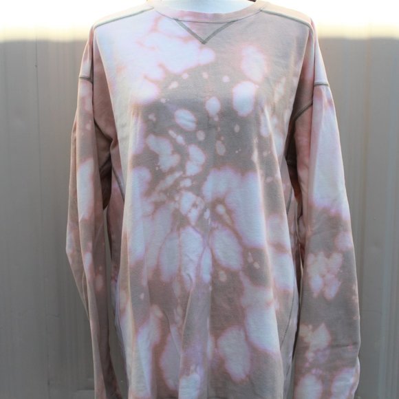 Bleach Dyed Columbia Long Sleeve Shirt - Picture 2 of 8